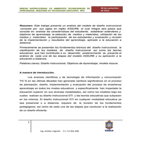 Modelo Assure | PDF