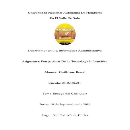 Ensayo capitulo 8 seguridad de la nube