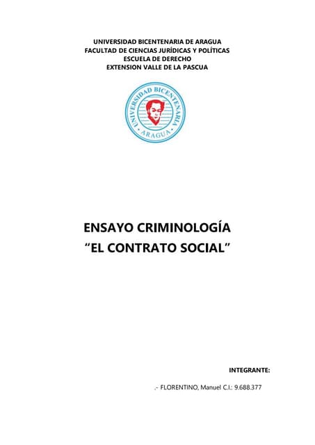 Ensayo contrato social 130616 criminologia