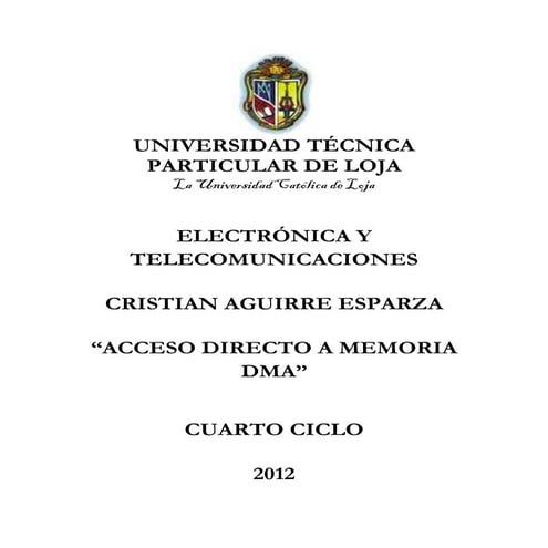 Acceso Directo de Memoria