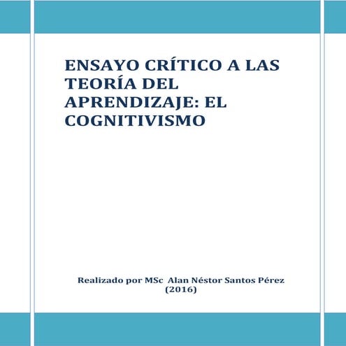 El Cognitivismo Teoría Educación