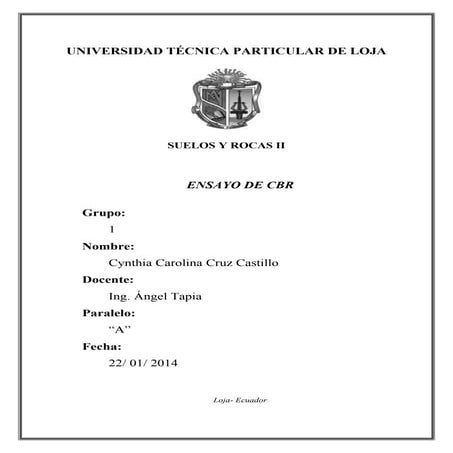 Ensayo CBR