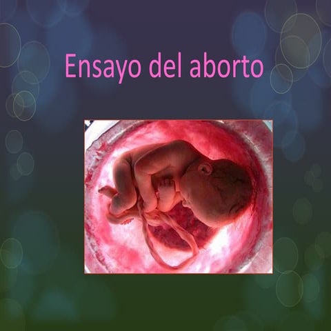 ABORTO ENSAYO | PPT