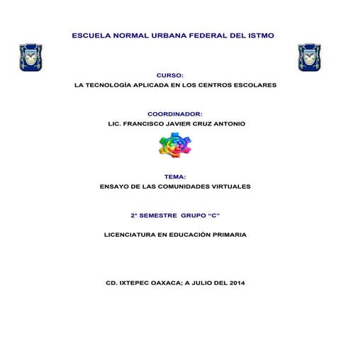 Ensayo de tecnología