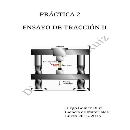 Ensayo de tracción II