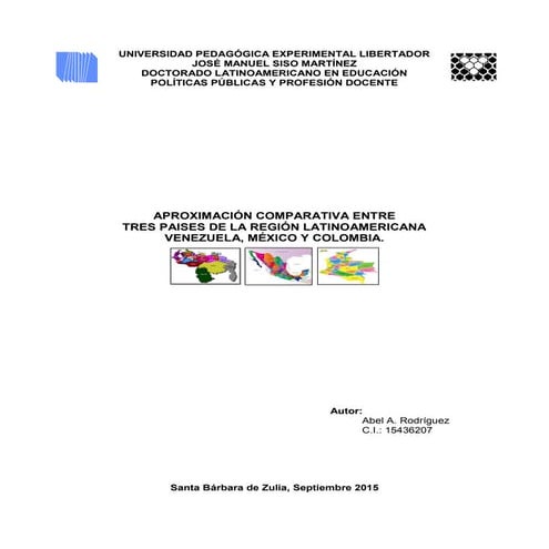 Ensayo estudio comparado