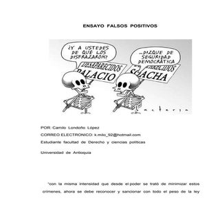 Ensayo  falsos  positivos