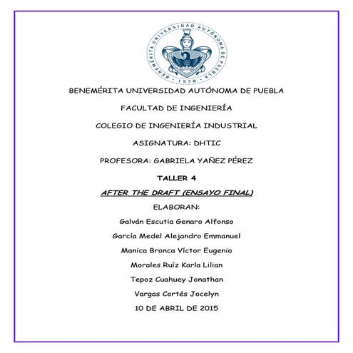 Ensayo: LOGÍSTICA DEL TRANSPORTE