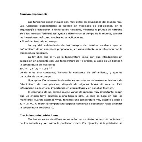 Ensayo funciones trascendentales