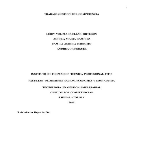 Ensayo gestion por competencias