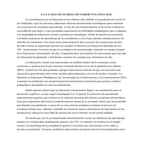 Ensayo icesi licenciada