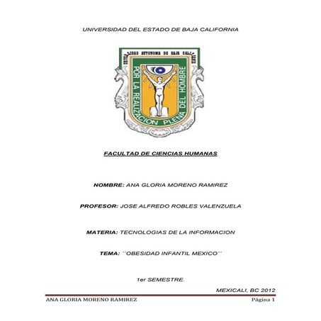 Ensayo obesidad