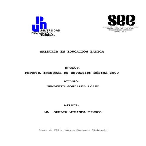 Ensayo rieb 2009 modulo 2