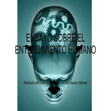Ensayo sobre el entendimiento humano