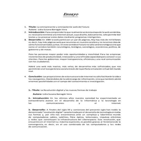 Ensayo Susana Barragan