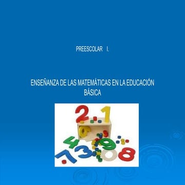 La enseñanza de la matemática en el nivel inicial y las matemáticas en ...
