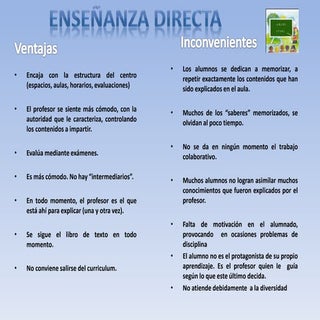 Enseñanza directa