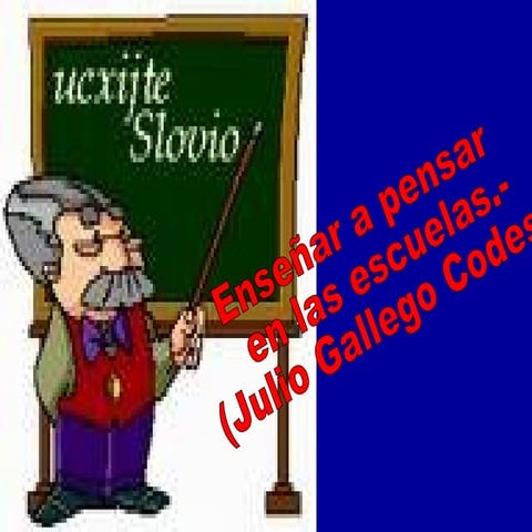 Enseñar a pensar en la escuela 2