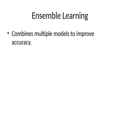 Comprehensive Overview of Ensemble Learning Techniques: Bagging, Random ...