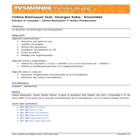 Ensemble ramsauer | PDF