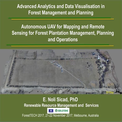 Advanced Analytics and Data Visualisation in  Forest Management and Planning