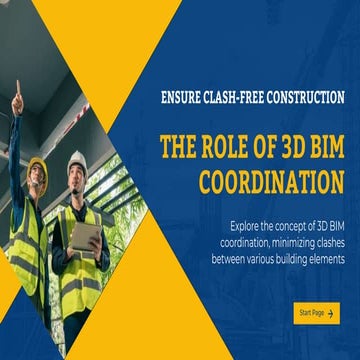 Ensure Clash-Free Construction with 3D BIM Coordination