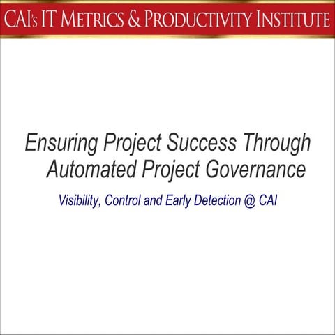 Ensuring Project Success Through Automated Risk Management