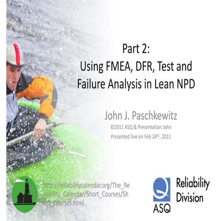 Ensuring reliability in lean new product development part2of2 24