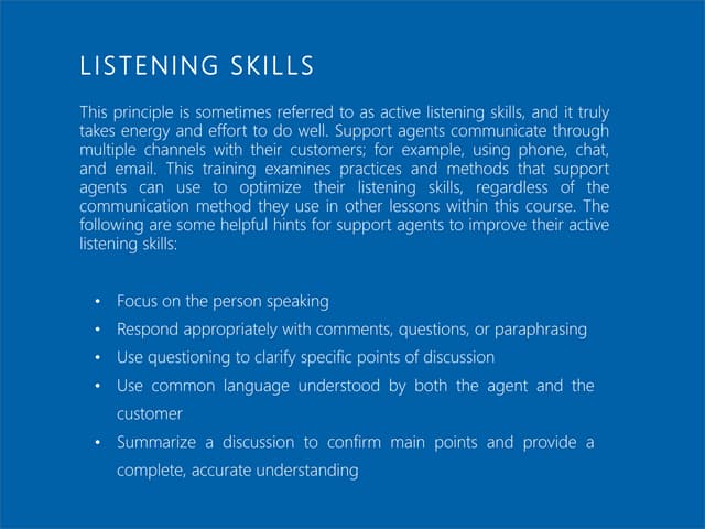 Ensuring two way communications