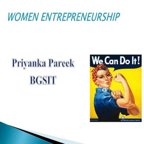 Women Entrepreneurship