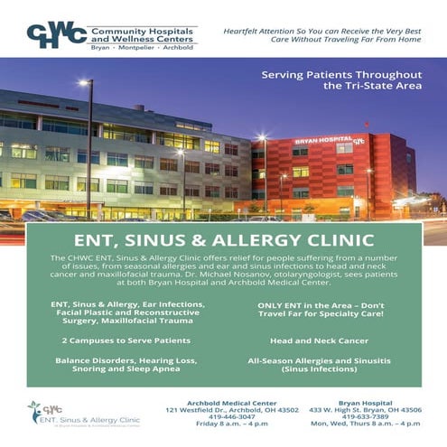 Ent clinic-chwc-ohio | PDF