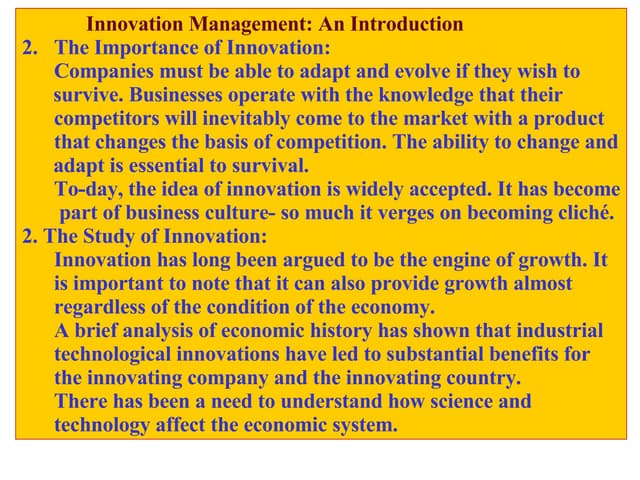 Ent. Innovation