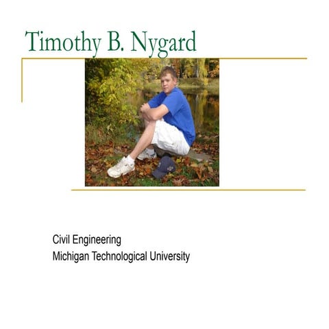 Tim Nygard Visual Resume | PPT