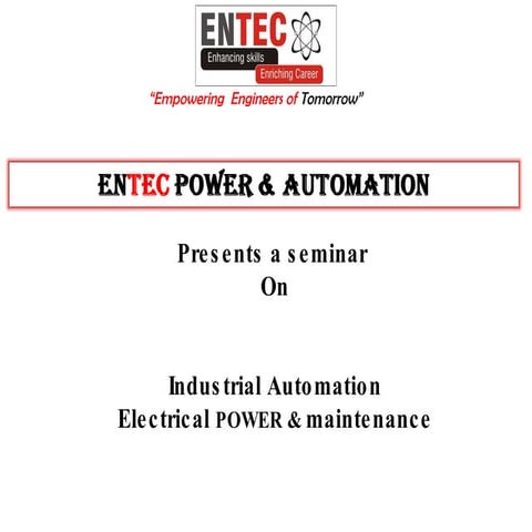 ENTEC Power &amp; Automation