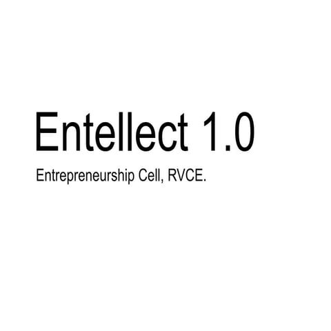 Rvce_ecell presentations