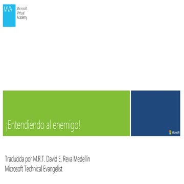 Entendiendo al enemigo