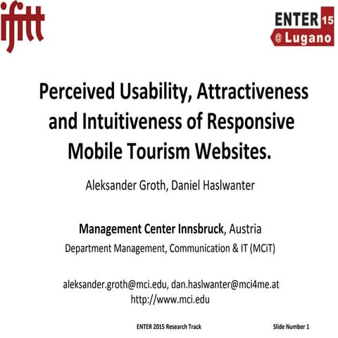 Perceived Usability, Attractiveness and Intuitiveness of Responsive Mobile To...