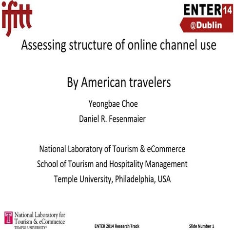 Assessing Structure of Online Channel Use By American Travelers