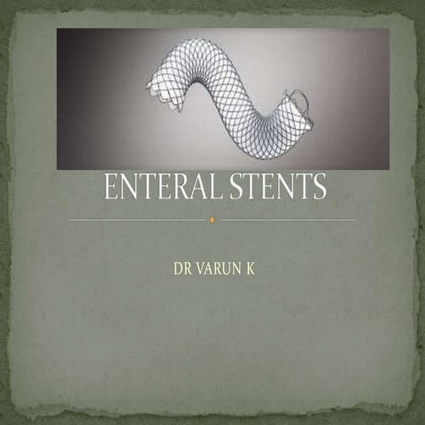 STENTS AND SPLINTS IN PROSTHODONTICS | PPTX