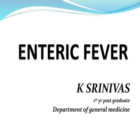 Enteric fever
