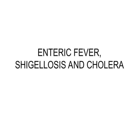 ENTERIC FEVER, SHIGELLOSIS.pptpptpptpptp