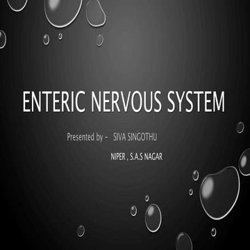 Enteric nervous system  powerpoint