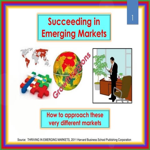 Entering emerging countries