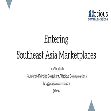 Entering Southeast Asia - Asia-Pacific Week Berlin 2019