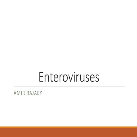 Enteroviruses