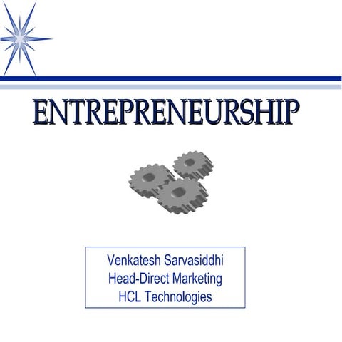 Enterpreneurship