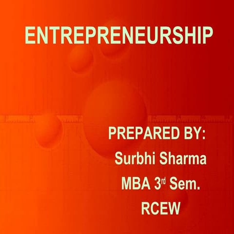 Enterpreneurship