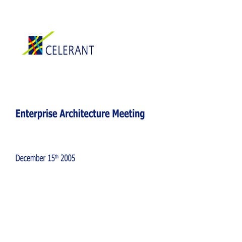 Enterprise Architecture 