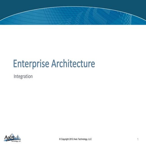 Enterprise Architecture 