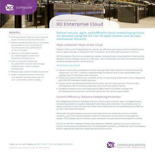 XO Enterprise Cloud